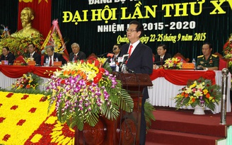 Thủ tướng Nguyễn Tấn Dũng dự Đại hội Đảng bộ Quảng Trị