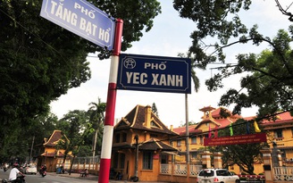 Hà Nội cạn quỹ tên đường