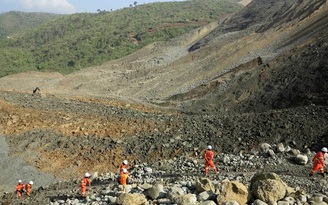 Lở đất kinh hoàng tại mỏ ngọc ở Myanmar