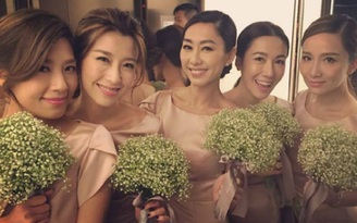 Dàn hoa đán TVB hội tụ trong đám cưới Hồ Hạnh Nhi