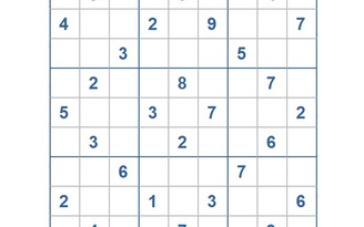 Mời các bạn thử sức với ô số Sudoku 3317 mức độ Khó
