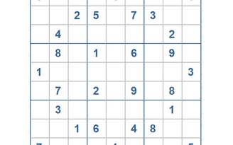Mời các bạn thử sức với ô số Sudoku 3319 mức độ Khó
