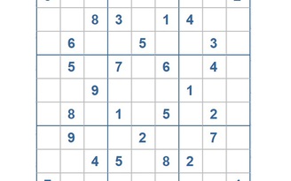 Mời các bạn thử sức với ô số Sudoku 3333 mức độ Khó