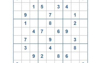 Mời các bạn thử sức với ô số Sudoku 3347 mức độ Khó