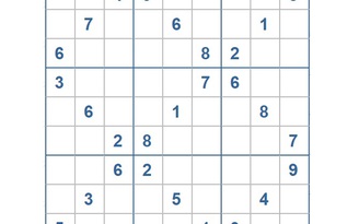Mời các bạn thử sức với ô số Sudoku 3349 mức độ Khó