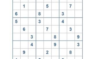 Mời các bạn thử sức với ô số Sudoku 3353 mức độ Khó