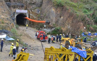Sập hầm tại công trình thủy điện Đạ Dâng - Đạ Chomo, 12 người mắc kẹt