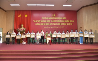 Kiên Giang: Truy tặng danh hiệu cao quý cho 54 Mẹ Việt Nam anh hùng