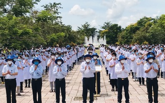 Đoàn tình nguyện Trường ĐH Y dược Cần Thơ hỗ trợ Kiên Giang chống dịch Covid-19