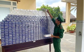 Kiên Giang: Trong 2 giờ bắt 4 vụ vận chuyển thuốc lá lậu ở khu vực biên giới