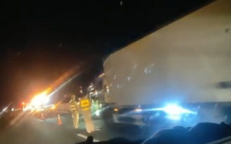 Tai nạn trên cao tốc Trung Lương - Mỹ Thuận rạng sáng mùng 4 tết
