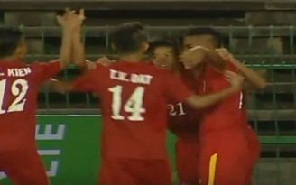 U.16 Việt Nam vào bán kết sau khi hòa U.16 Philippines 3-3