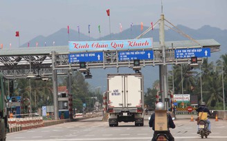 BOT Bắc Bình Định dừng thu phí từ 10 giờ ngày 29.10
