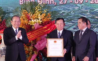 Phó thủ tướng Trương Hòa Bình dự lễ khởi công khu công nghiệp Becamex Bình Định