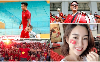 Sao Việt - Hàn động viên các tuyển thủ sau trận bán kết ASIAD 2018