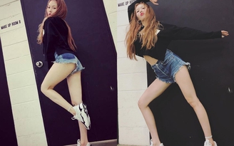 HyunA khoe chân sexy, cư dân mạng bình luận thô tục