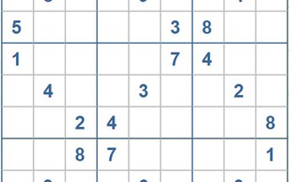 Mời các bạn thử sức với ô số Sudoku 3962 mức độ Khó