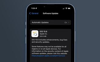 Apple phát hành iOS 15.6 và loạt bản cập nhật mới