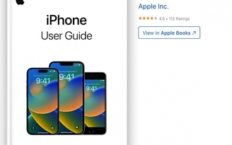 Hướng dẫn sử dụng iPhone của Apple dài gần 900 trang