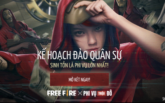 Màn hợp tác hoành tráng từ Free Fire và series phim Money Heist: Phi vụ triệu đô