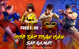 Free Fire chào đón hai 'huyền thoại' Ryu và Chun-Li của Street Fighter xuất hiện trong game