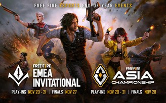 Garena Free Fire: Bùng cháy với hai giải đấu trực tuyến khởi tranh tháng 11.2021