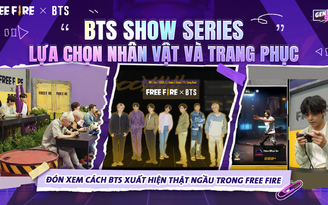 Free Fire - game đầu tiên sở hữu 7 trang phục do BTS tự thiết kế cho gen FF