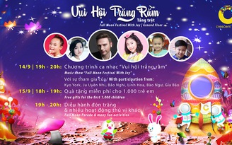 Rộn ràng không khí lễ hội Trung thu tại Crescent Mall