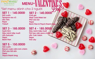 Ngày Valentine ấn tượng tại Phở Haru