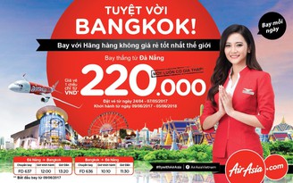 Đường bay thẳng từ Đà Nẵng đến Bangkok