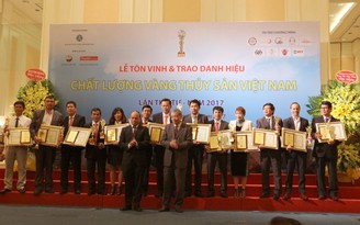 Danh hiệu “Chất lượng vàng Thủy sản Việt Nam 2017”