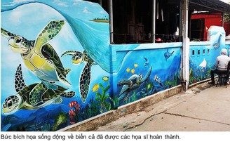 Dự án vẽ tranh vì biển đảo quê hương: "Bích họa tương lai"