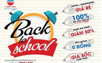 Thiên Hòa tiếp sức mùa tựu trường với chương trình “Back to school”