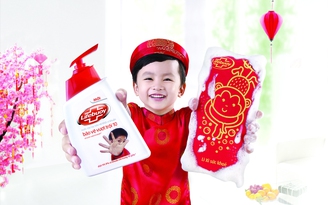 Cùng tặng sức khoẻ dồi dào với bao lì xì xà phòng Lifebuoy