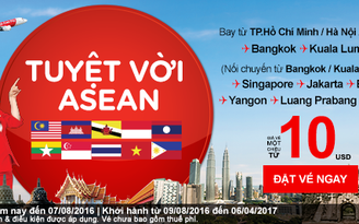 Chào mừng Ngày ASEAN với giá vé thấp