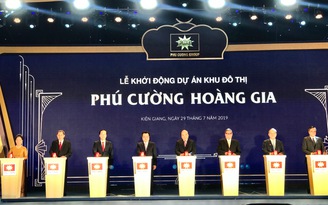Thủ tướng Nguyễn Xuân Phúc khởi động dự án 8.000 tỉ lấn biển ở Kiên Giang