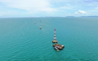 Đường điện vượt biển dài nhất Đông Nam Á ra đảo Phú Quốc sắp hoàn thành