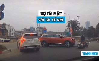 Ô tô sang đường ẩu tông xe máy: Dân mạng ‘quan ngại’ tài xế mới lấy bằng