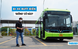 ‘Sờ tận tay, ngồi tận ghế’ xe buýt điện đầu tiên tại TP.HCM