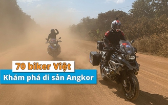 Hơn 70 biker Việt Khám phá hành trình di sản Angkor