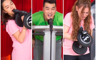 Bộ ba Ưng Hoàng Phúc, Phạm Quỳnh Anh, Thu Thủy khuấy đảo 'Running man'