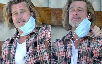 Brad Pitt gây sốc với dáng vẻ hốc hác, già nua