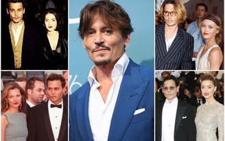 Những bóng hồng ngang qua cuộc đời Johnny Depp