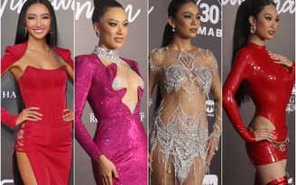 Dàn mỹ nhân đọ dáng sexy trên thảm đỏ chung kết Hoa hậu Hoàn vũ Việt Nam