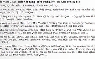 'Tiến sĩ văng tục' với học viên có bằng cấp tiến sĩ được công nhận