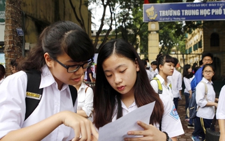 Thí sinh đăng ký dự thi cùng với đăng ký xét tuyển