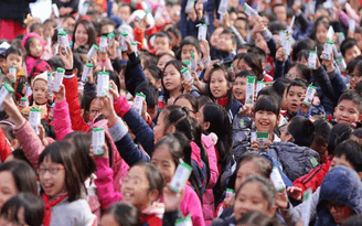 Gần 88% học sinh Hà Nội tham gia chương trình Sữa học đường