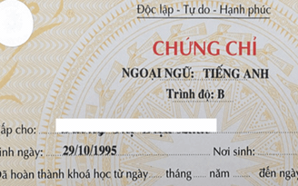 Chấm dứt 'quyền' cấp chứng chỉ ngoại ngữ của giáo dục thường xuyên sau 12 năm