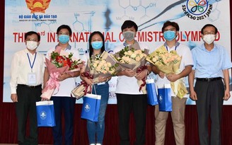 Học sinh Việt Nam giành 3 huy chương vàng Olympic hoá học quốc tế