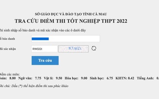 Thí sinh bị điểm 0 vì ngủ quên: Cà Mau báo cáo gì với Bộ GD-ĐT?